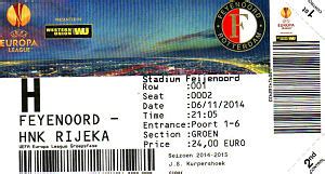 feyenoord tickets europa league